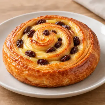 Pain aux raisins recette feuilletée maison
