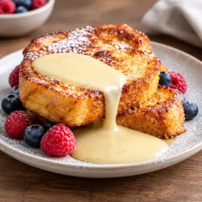 Pain perdu à la vanille facile et fondant