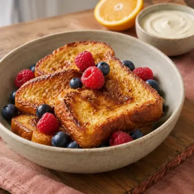 Pain perdu brioché facile et doré