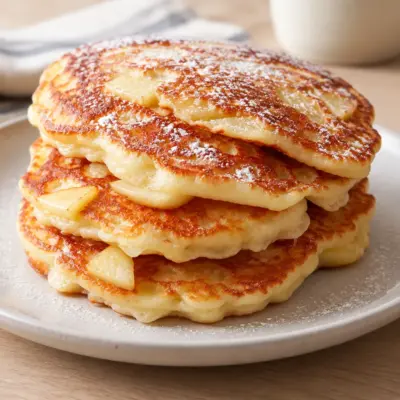 Pancakes aux pommes : recette facile et moelleuse