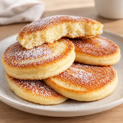 Pancakes épais américains faciles et moelleux