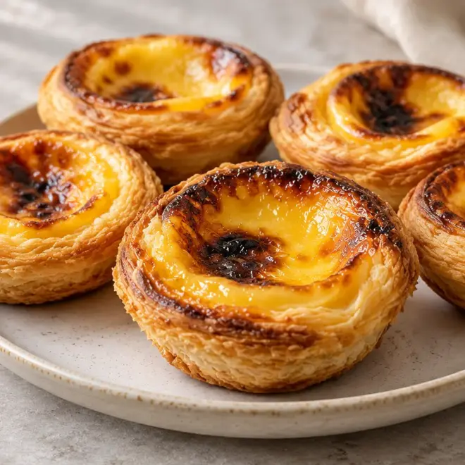 Pastéis de nata recette croustillante et caramélisée