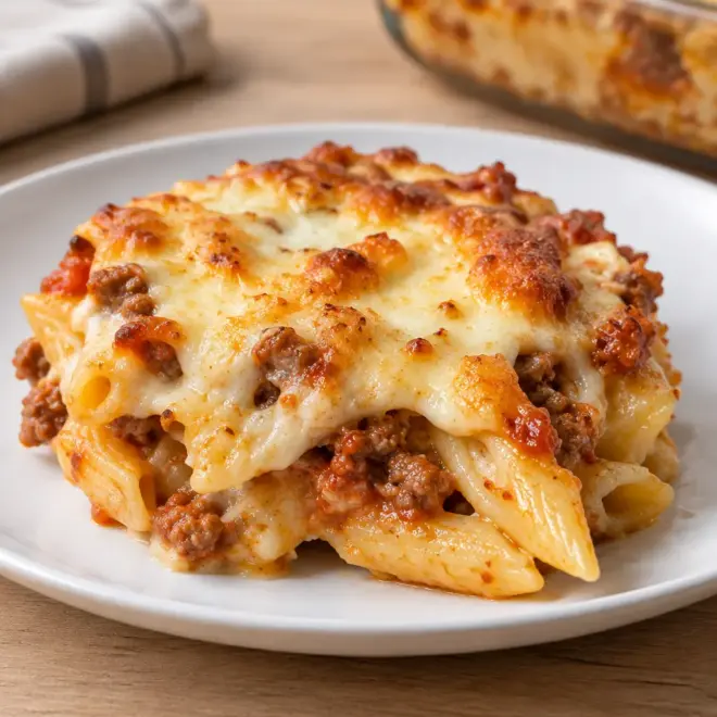 Pâtes au four gratinées, recette facile