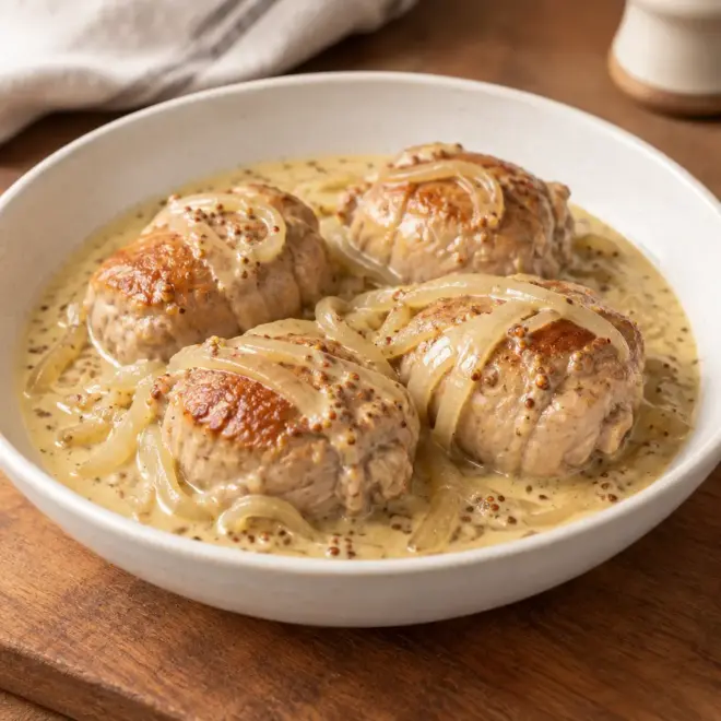 Paupiettes de veau à la moutarde faciles