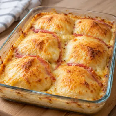 Petits pains farcis au fromage gratinés maison