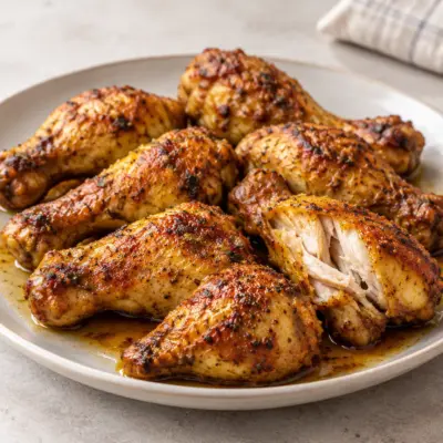 Pilons de poulet rôtis : recette facile au four