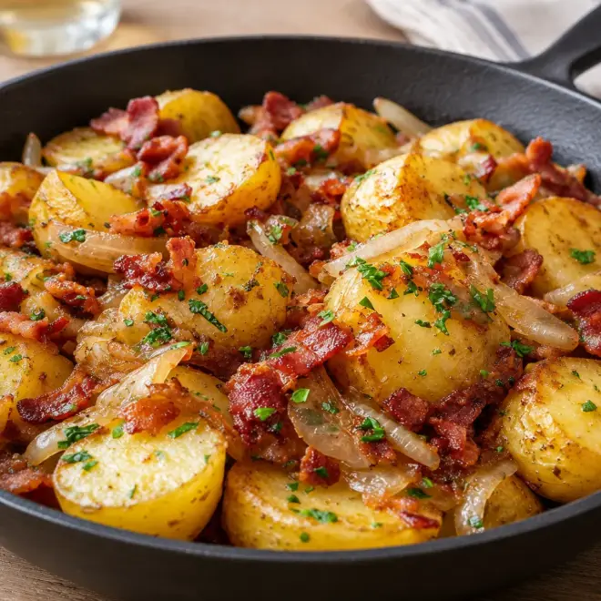 Poêlée de pommes de terre facile à la poêle