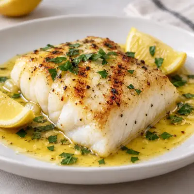 Poisson grillé au citron et à l’ail facile