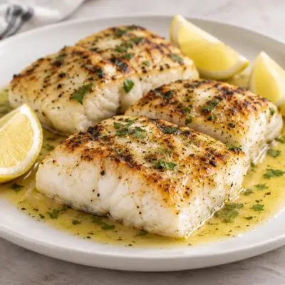 Poisson grillé recette facile au yaourt citronné