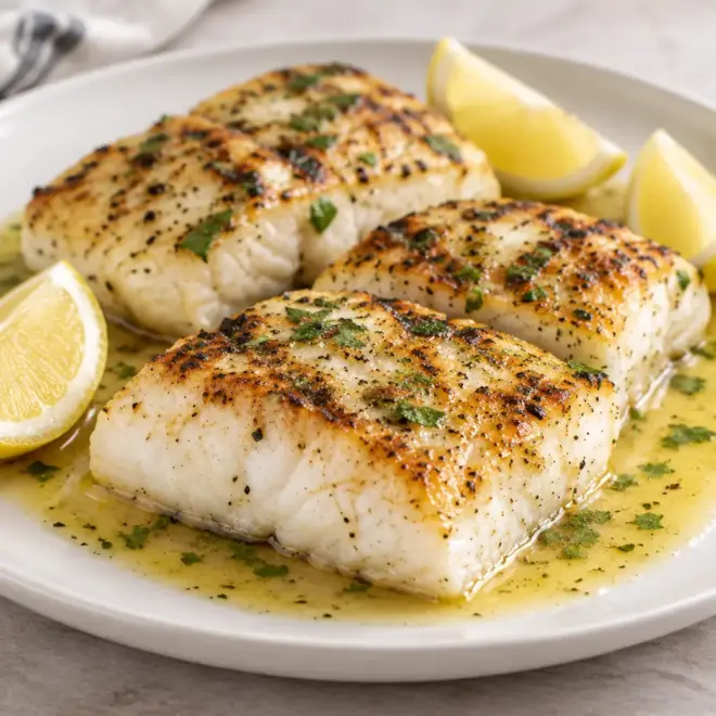 Poisson grillé recette facile au yaourt citronné
