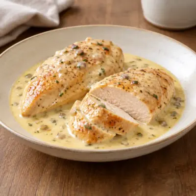 Poitrine de poulet recette facile et crémeuse