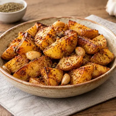 Pommes de terre rôties à l’ail faciles au four