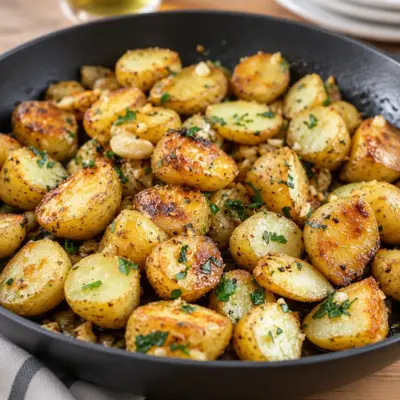 Pommes de terre sautées à l’ail et au persil