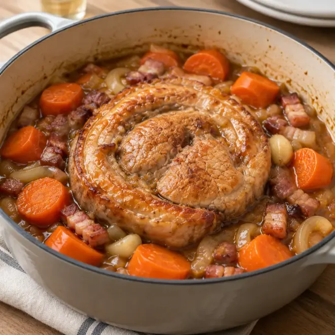 Porc braisé recette tendre en cocotte