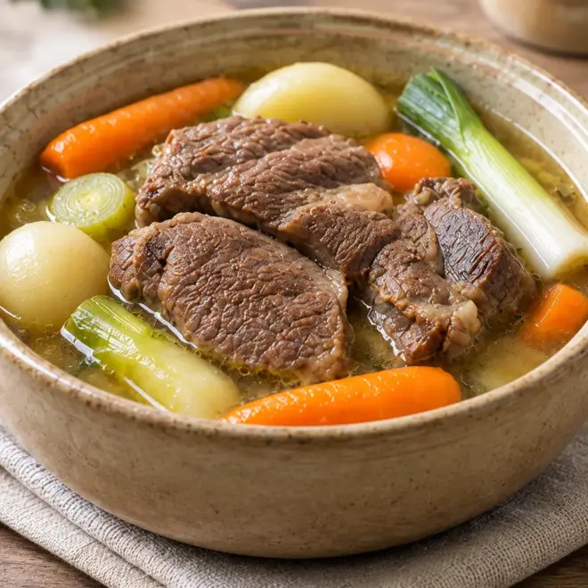 Pot-au-feu de bœuf facile et fondant