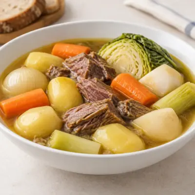 Pot-au-feu recette, bouillon clair et viande fondante