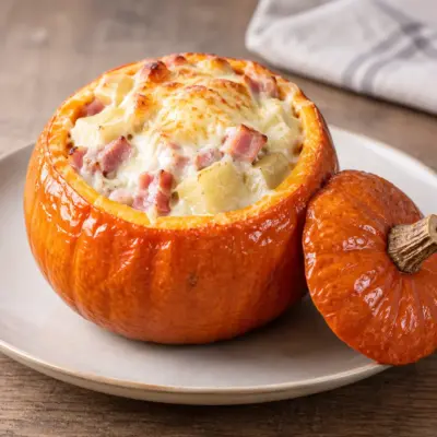 Potimarron farci recette facile et gratinée