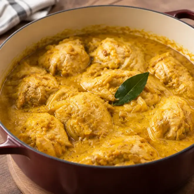 Poulet coco réunionnais facile et crémeux