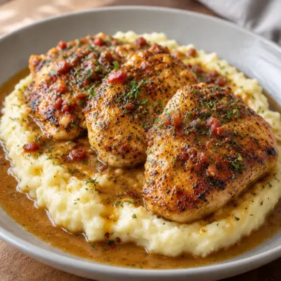 Poulet Épouse-moi recette crémeuse et dorée