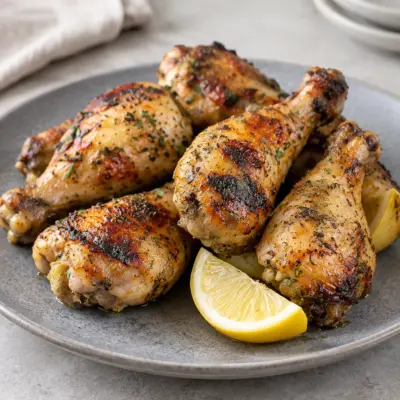 Poulet rôti au citron facile et parfumé