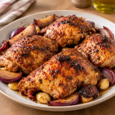Poulet rôti aux herbes facile et doré