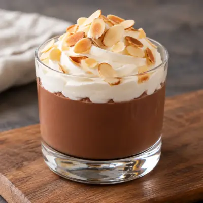 Pudding au chocolat facile en verrine