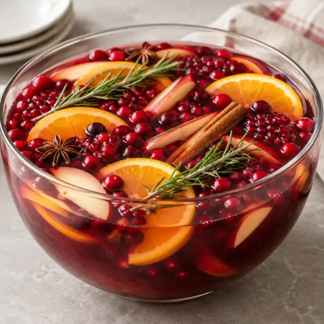 Punch festif recette fruitée et épicée