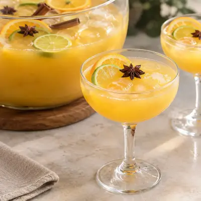 Punch tropical facile, frais et fruité