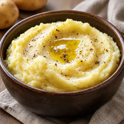 Purée de pommes de terre : recette à l’huile d’olive
