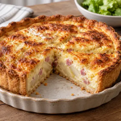 Quiche aux endives et au jambon facile