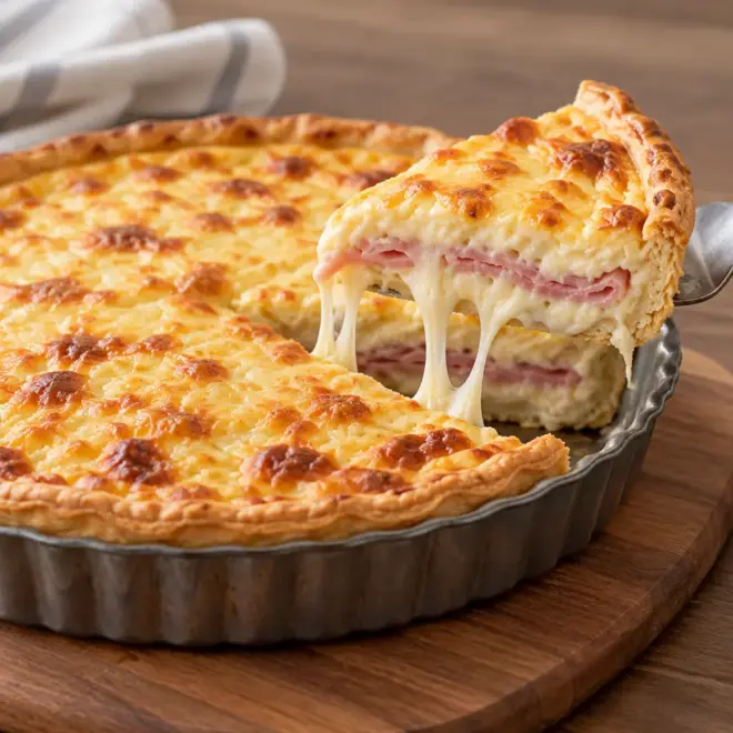 Quiche jambon fromage facile et fondante
