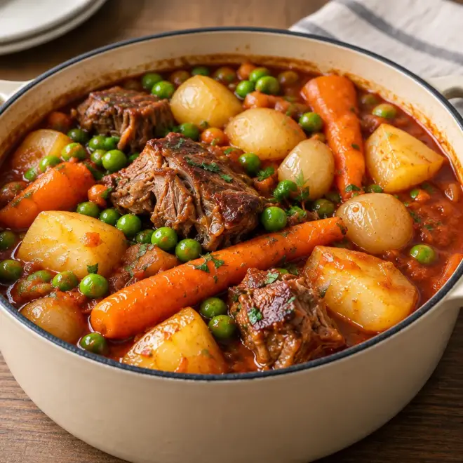 Ragoût d’agneau rustique, fondant et généreux