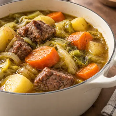 Ragoût de bœuf recette facile en cocotte