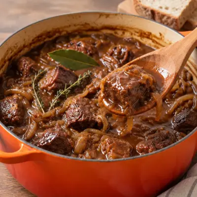 Ragoût de bœuf : recette fondante à la bière