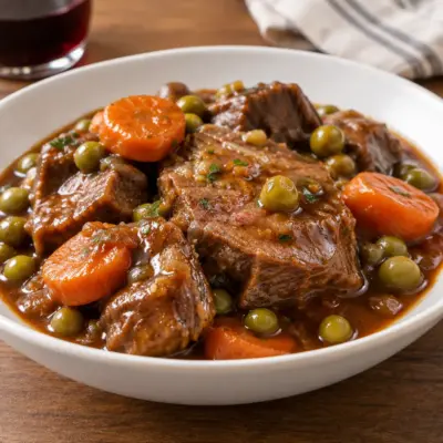 Ragoût de bœuf braisé facile en cocotte