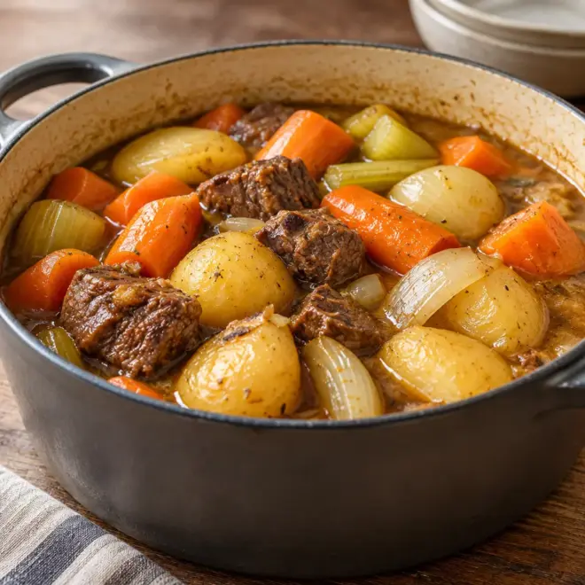 Ragoût de bœuf facile en cocotte