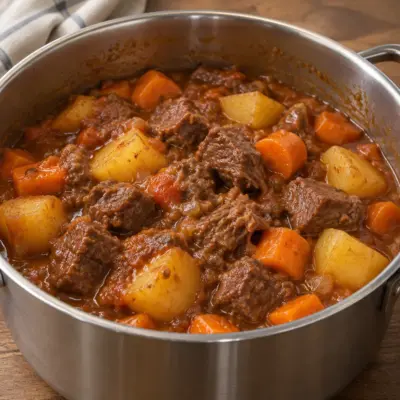 Ragoût de bœuf recette fondante aux légumes