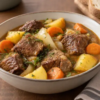 Ragoût de bœuf recette facile en cocotte