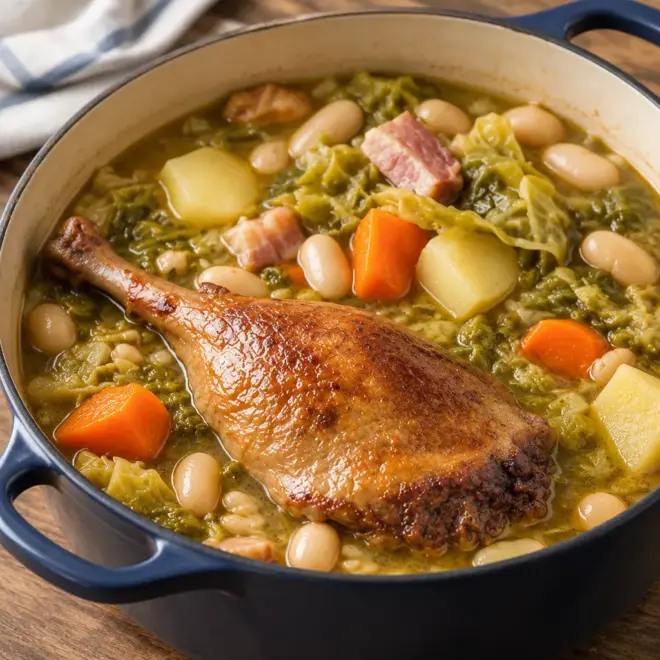 Ragoût de canard : recette aux haricots blancs