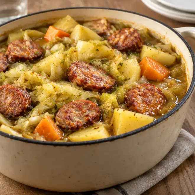 Ragoût de chou recette facile en cocotte