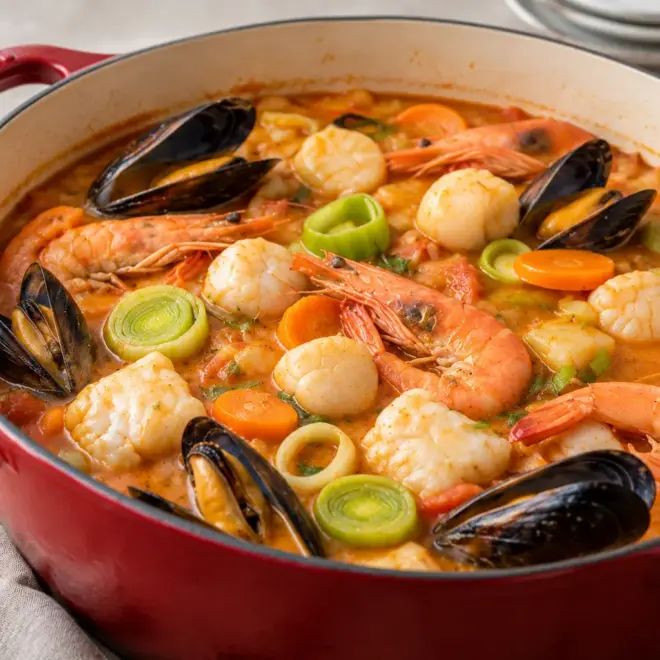 Ragoût de fruits de mer facile et convivial