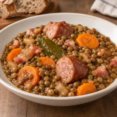 Ragoût de lentilles : recette facile en mijoteuse