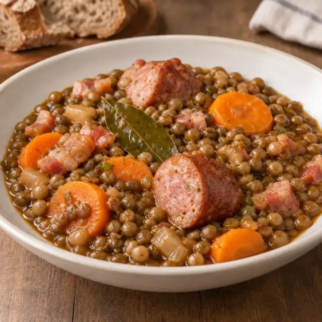 Ragoût de lentilles : recette facile en mijoteuse