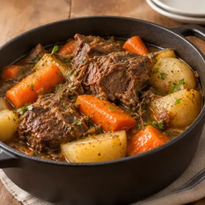 Ragoût de mouton facile en cocotte