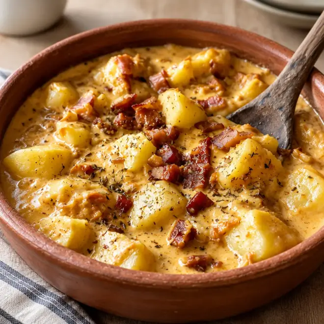 Ragoût de pommes de terre facile et crémeux