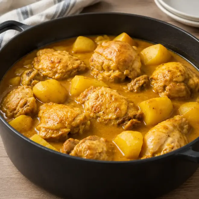 Ragoût de poulet facile en cocotte