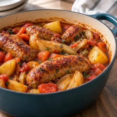 Ragoût de saucisses au fenouil facile