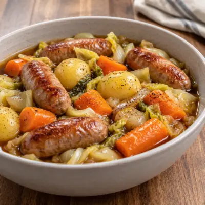 Ragoût de saucisses facile aux légumes