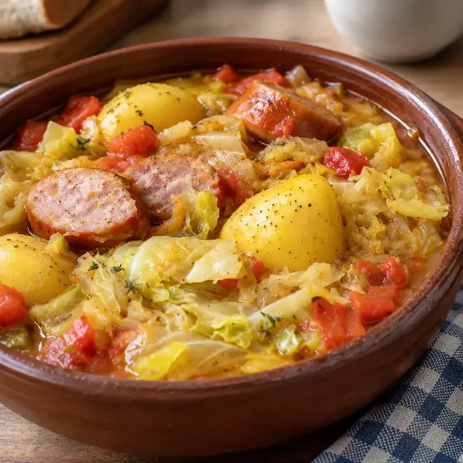 Ragoût de saucisses et de chou facile