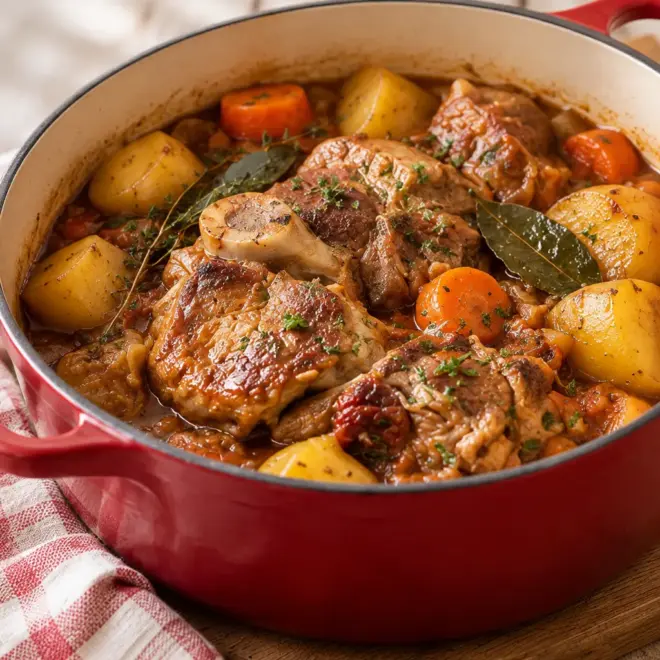 Ragoût de veau facile aux pommes de terre